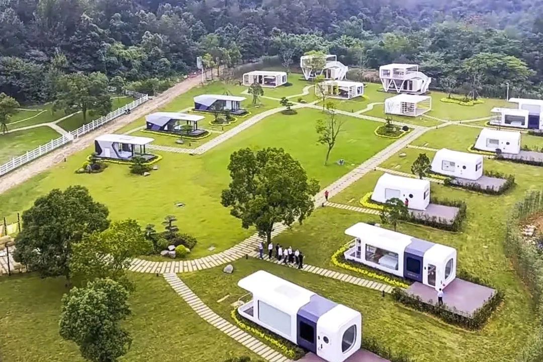 戶外住宿新體驗 松江企業打造特色“太空艙”攝影服務